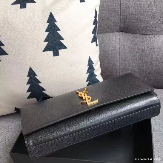 Tony Luxuries YSL Wallet Caviar 0801